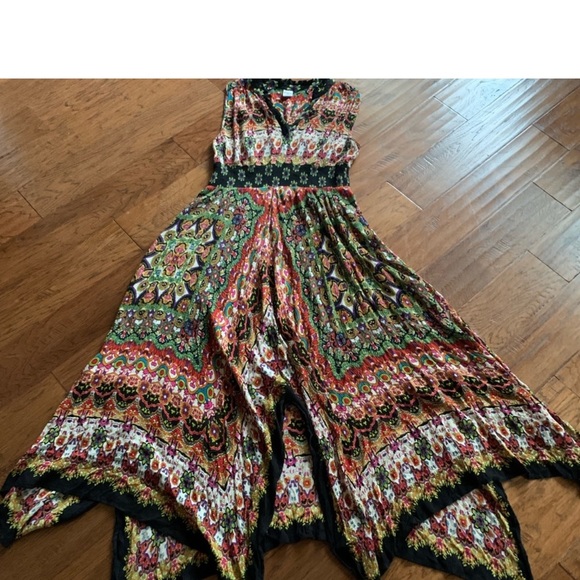 EUC HOST PIC bila Bohemian Handkerchief Dress - Picture 6 of 11